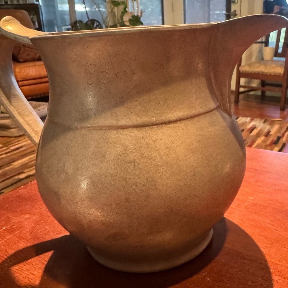 Elegant Pewter Pitcher